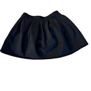 Aeropostale Black Pleated Skirt, Size M, High-Waisted, Classic Summer Zipper‎